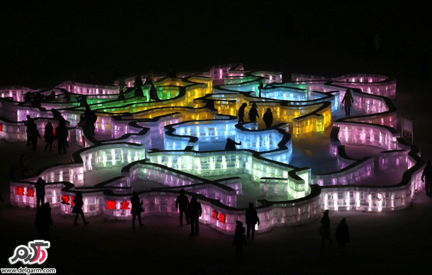 سی و یکمین فستیوال یخ و برف در هاربین چین