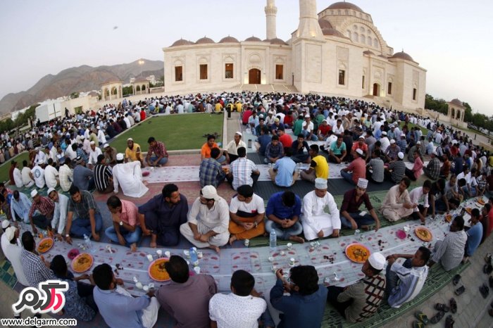 مراسم افطاری در مسقط عمان