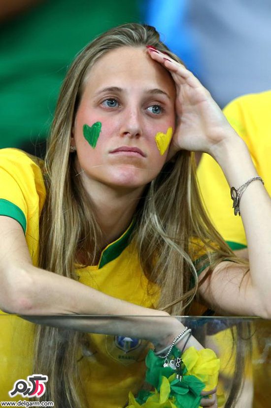 دیشب قلب بازیکنان و طرفداران برزیل شکست؛ آلمان 7 گل به برزیل زد.(گزارش تصویری)