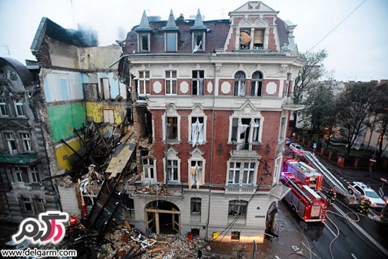 انفجار گاز در خانه ای در لهستان