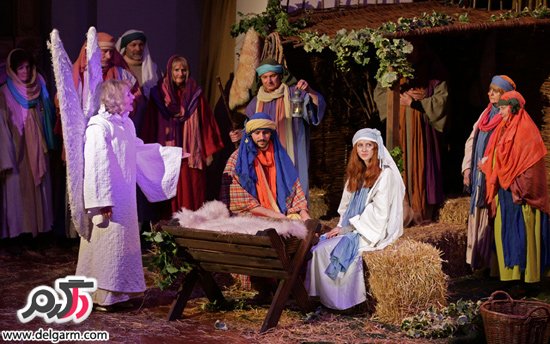 عکس روز، اجرای نمایش تولد عیسی مسیح در کلیسایی در لندنش