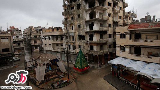خیمه و جایگاهی در سوریه که تولد عیسی مسیح