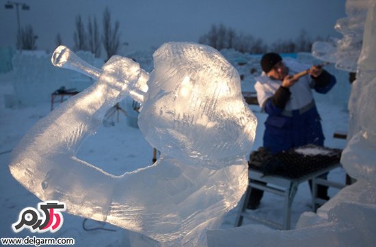 مجسمه های یخی در روسیه