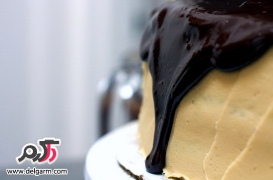 طرز تهیه کیک شکلات و کره بادام زمینی با تصویر طرز تهیه کیک شکلات و کره بادام زمینی با تصویر