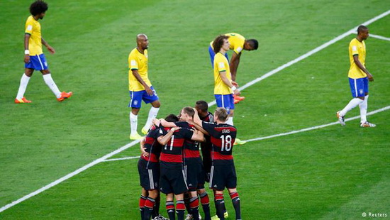 نتیجه باور نکردنی آلمان و برزیل