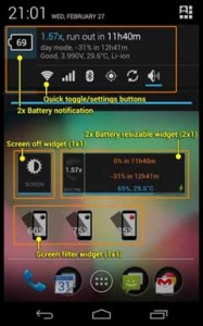 دانلود برنامه بسیار کاربردی ۲x Battery 2.64 مخصوص آندروید