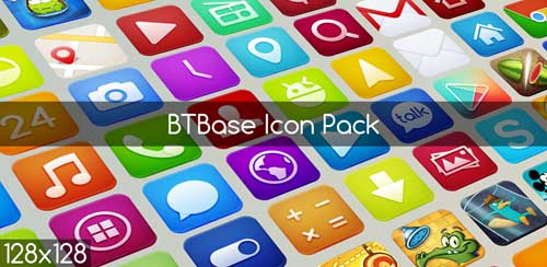 دانلود مجموعه ایکون BTBase Icon Pack v1.6 برای آندروید