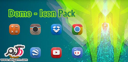 دانلود پک آیکون Domo – Icon Pack v1.0 برای اندروید