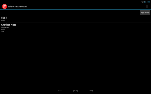 دانلود برنامه یادداشت Safe N Secure Notepad Pro v1.2.1 برای اندروید