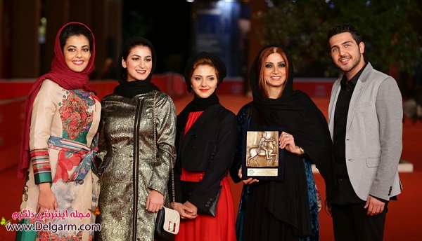 عکسهایی از حضور بازیگران جوان ایرانی روی سن جشنواره رم(گروه اول)