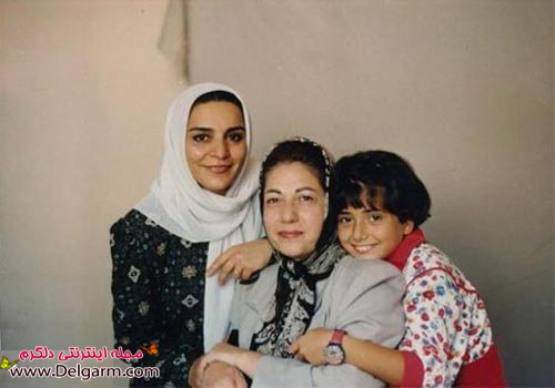 عکس کودکی باران کوثری کنار تهمینه میلانی و رخشان بنی اعتماد