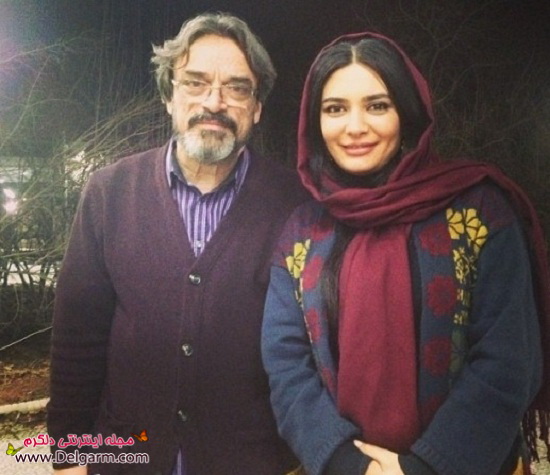 لیندا کیانی کنار حسین علیزاده نوازنده تار+عکس
