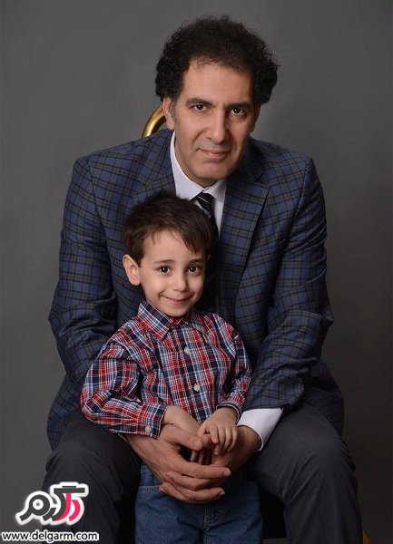 بهنام تشکر بازیگر ایرانی و پسرش+عکس