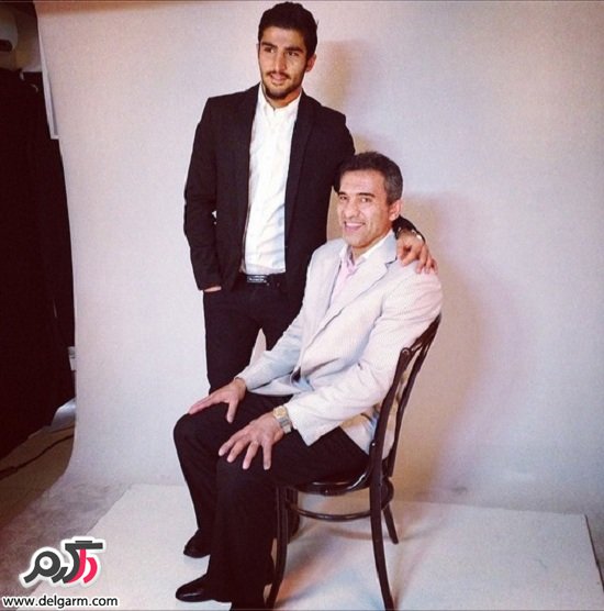 عکسهای جدید احمدرضا عابدزاده عقاب آسیا و پسرش