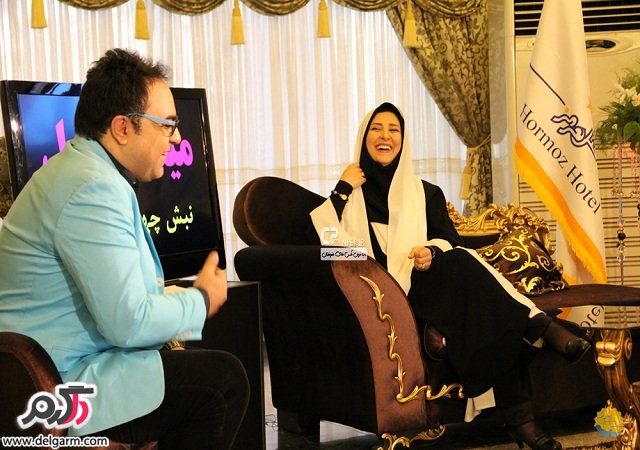 عکسهای جدید مرجانه گلچین در برنامه صبح خلیج فارس/اردیبهشت 93