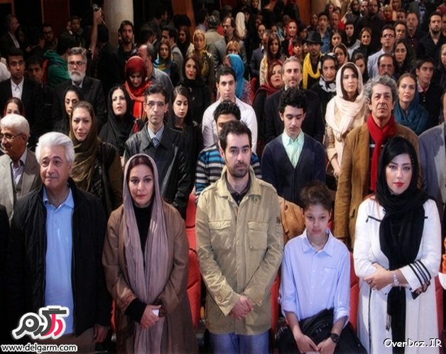 عکسهای جدید و بسیار زیبای شهاب حسینی و همسر و پسرش در اکران فیلم جدیدش/مهر 93