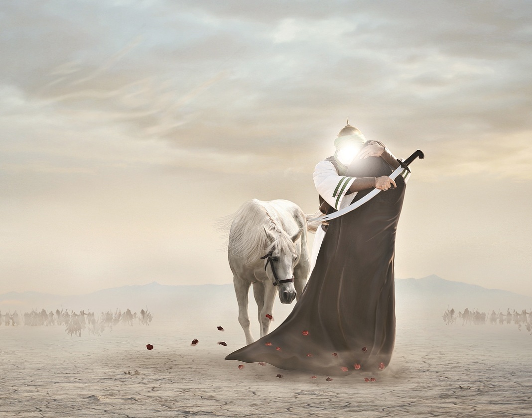 وداع امام حسین با مادر