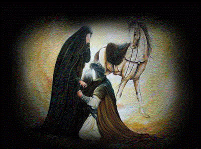 وداع امام حسین با مادر