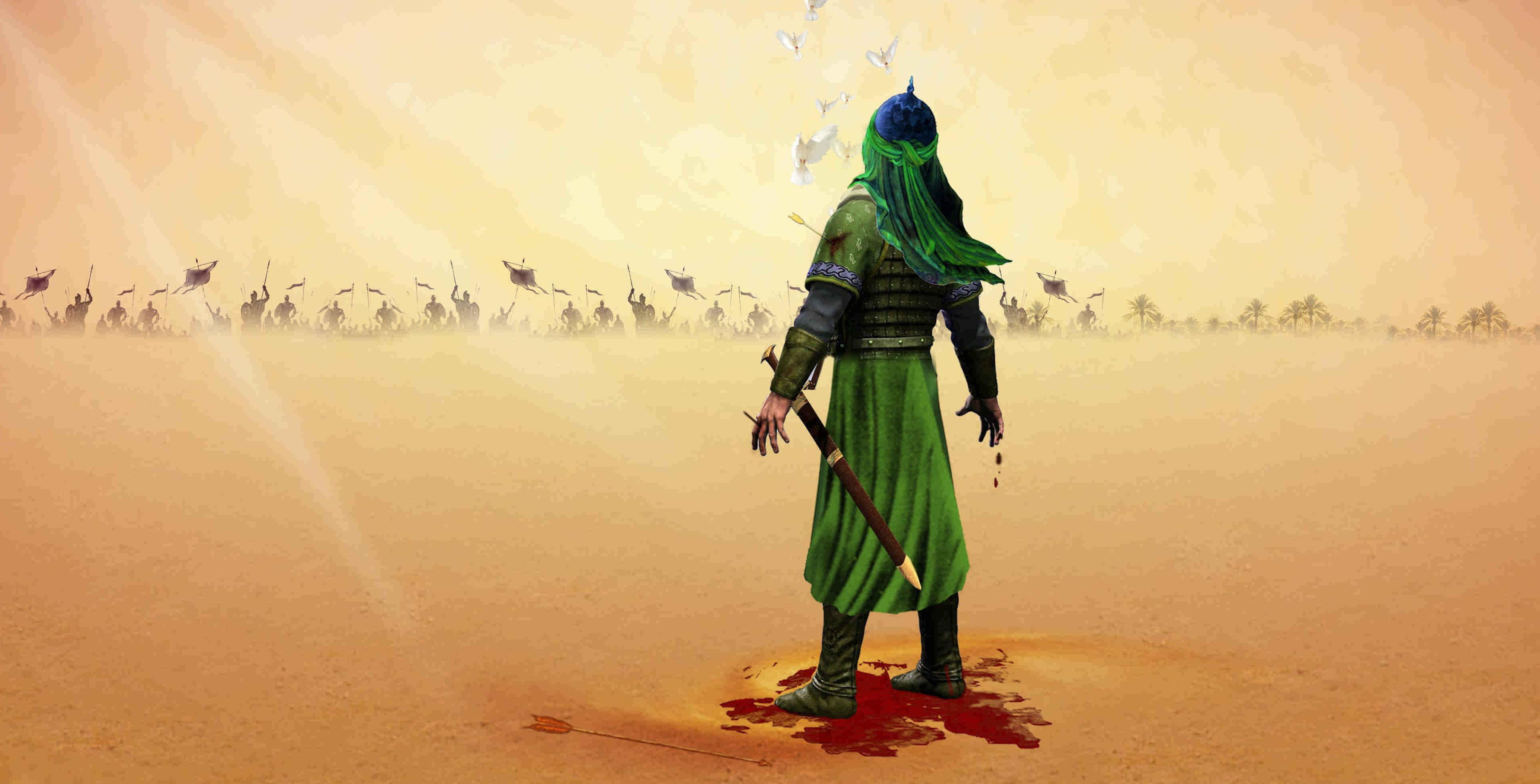 میدان رفتن امام حسین