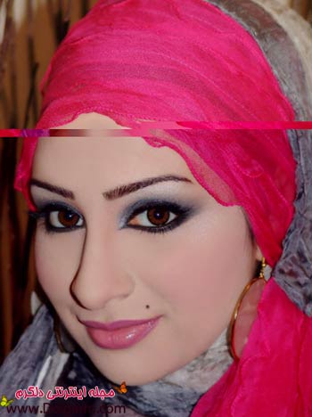 ارایش صورت خلیجی و عربی شیک