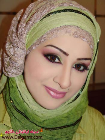 ارایش صورت خلیجی و عربی شیک
