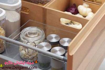 نگهداری مواد غذایی در کابینت نگهداری مواد غذایی در کابینت