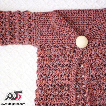 تصاویری از مدل های زیبای لباس بافتنی بچه گانه
