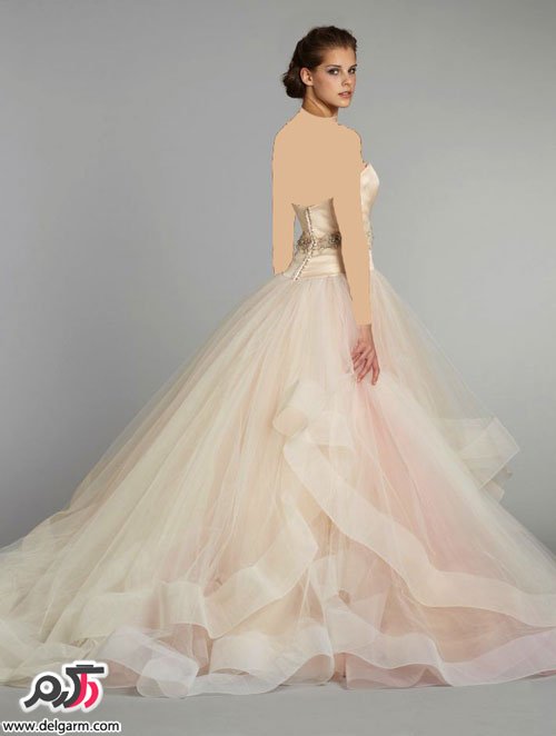 مدل لباس عروس پف دار و جذاب
