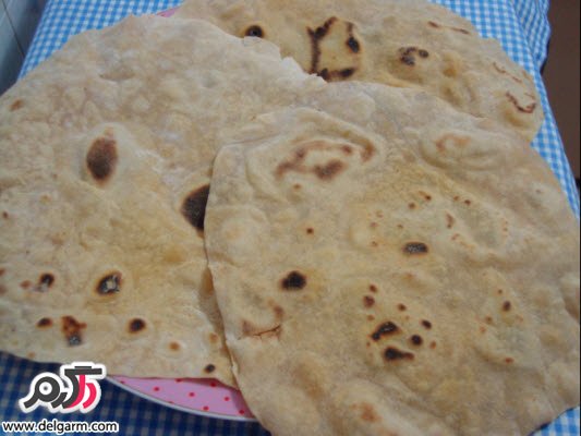 روش تهیه نان چاپاتی در منزل