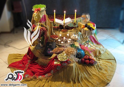 تصاویر جذاب از مدل سفره هفت سین