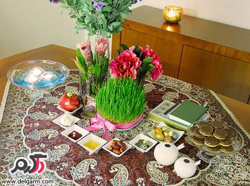 تصاویر جذاب از مدل سفره هفت سین