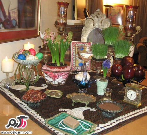 تصاویر جذاب از مدل سفره هفت سین