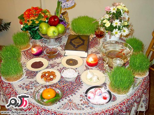تصاویر جذاب از مدل سفره هفت سین