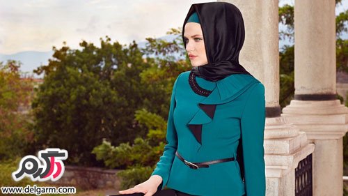 سری دوم مدل مانتو و روسری ست زنانه