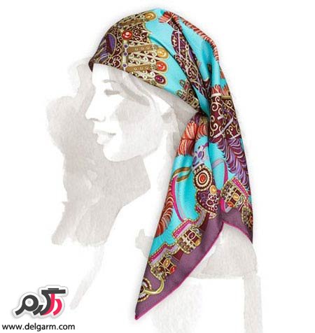 روسری های شیک زنانه از برند هرمس 