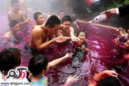 استخر نوشیدنی ها در ژاپن