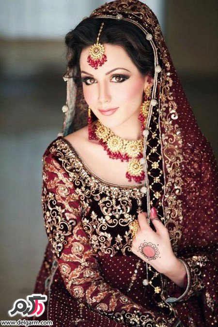 مدل آرایش عروس به سبک هندی