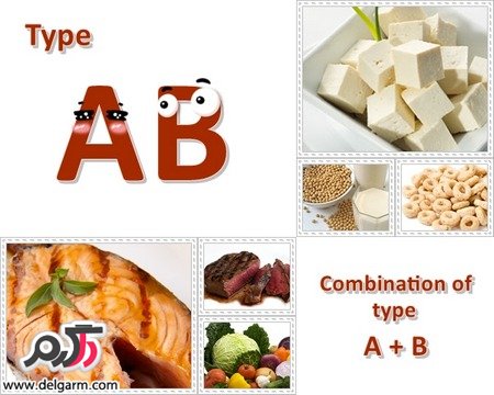 رژیم غذایی گروه خونی AB