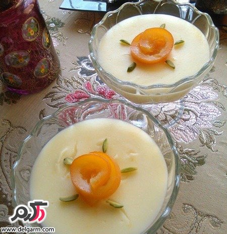 آموزش تهیه فرنی پرتقال آموزش تهیه فرنی پرتقال