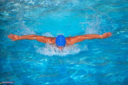 شنا درمانی برای بدنسازان کهنه کار + عکس