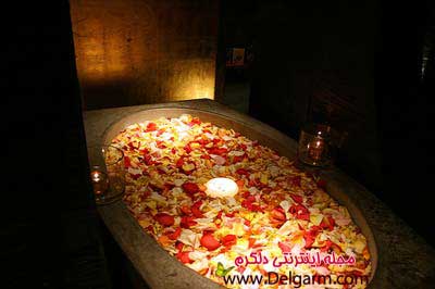 تزیینات زیبای حمام و دستشویی عروس