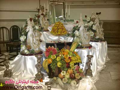 تزیین سفره عقد- سری1