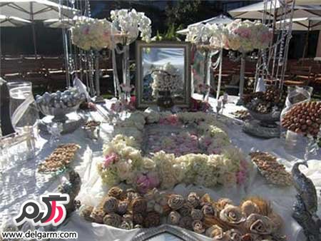 تزیین زیبای سفره عقد-سری 4