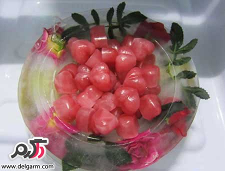 چگونه یخ یخچال عروس را تزیین کنیم؟