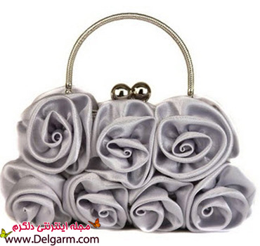 کیف دستی مجلسی به سبک گل رز