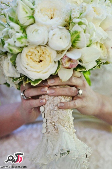 تصاویر زیبا و فانتزی از مدل دسته گل عروس