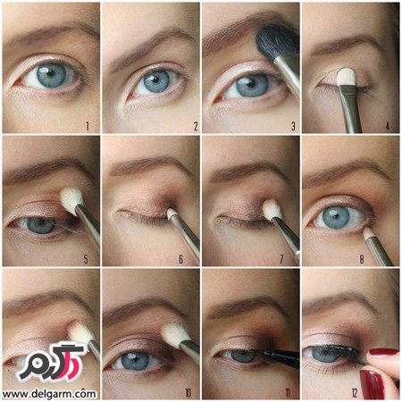 آرایش چشم همراه با تصاویر آموزشی جدید