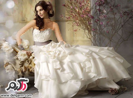 لباس عروس پرنسسی زیبا و مدروز