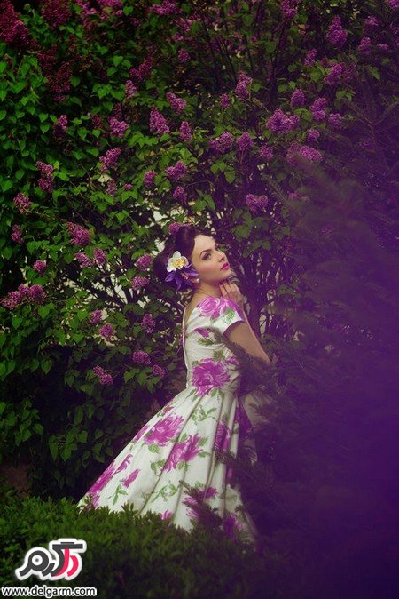 تصاویری از لباس بهاری زنانه گلدار