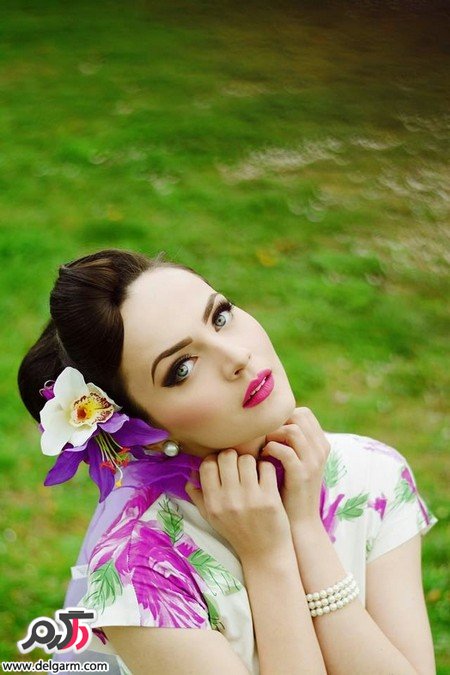 تصاویری از لباس بهاری زنانه گلدار